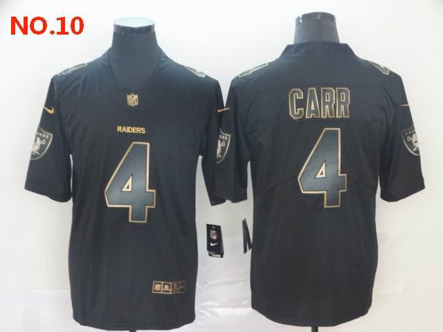 Men's Las Vegas Raiders 4 Derek Carr Jesey NO.10;